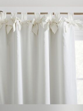 Pottery Barn Kids Tie-Top Eyelet Bow Window Curtain Blackout Panel